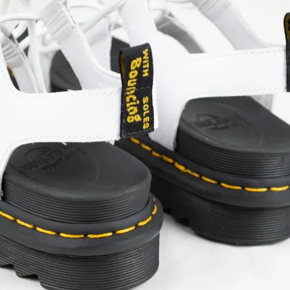 Dr. Martens Nartilla Gladiator White Sandal - Picture 8 of 11